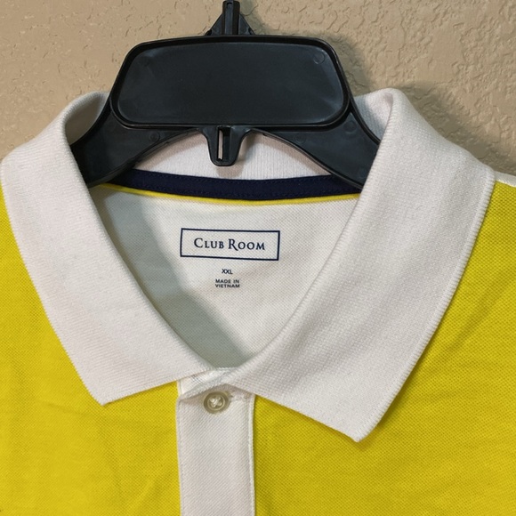 Men’s Club Room Polo Short Sleeve Shirt Bold Stripe NWT B1 Size XXL - Picture 3 of 14